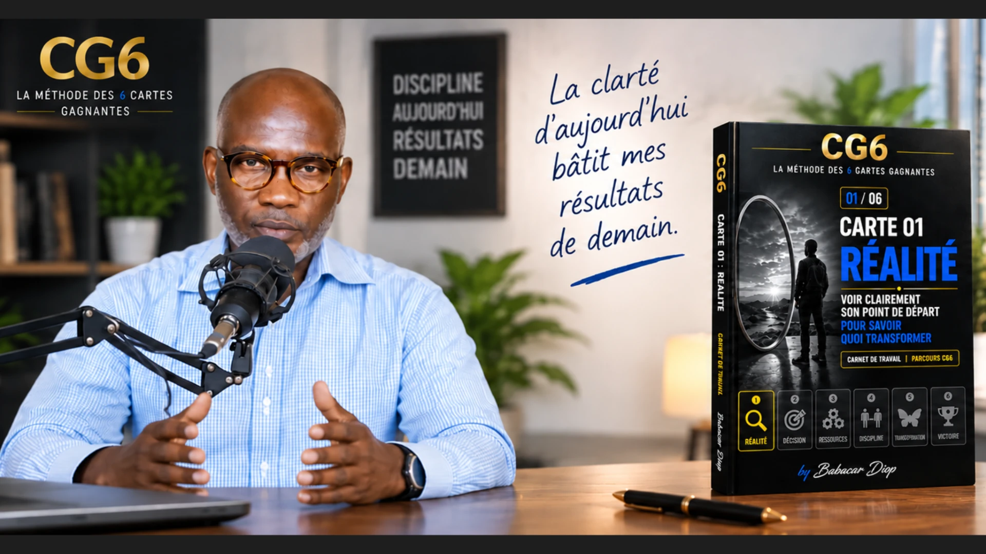 Babacar Diop présente le Carnet Réalité CG6